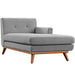 Engage Right-Facing Upholstered Fabric Chaise - view 13