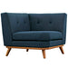Engage Upholstered Fabric Corner Chair - alternate angle view
