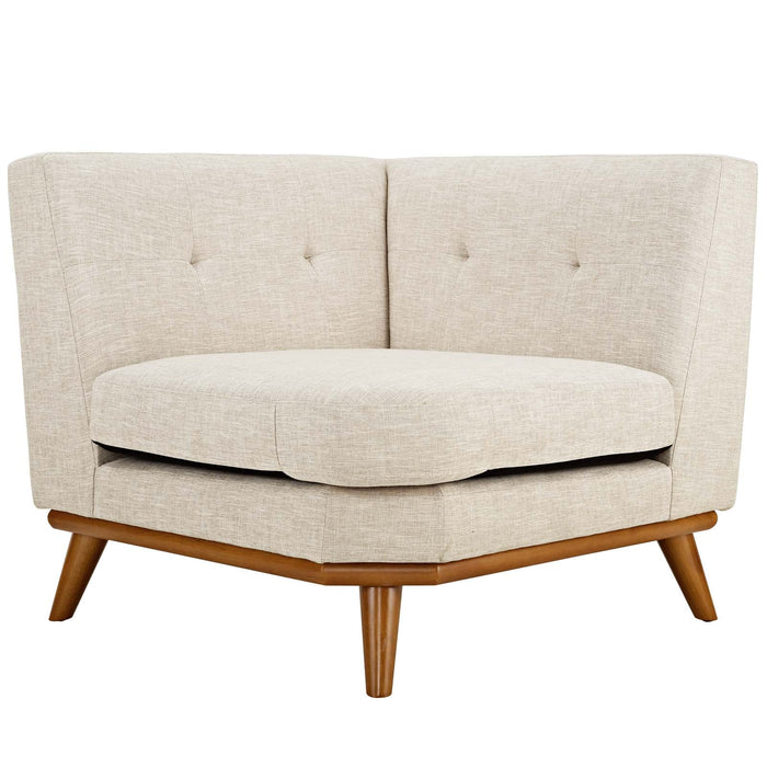 Engage Upholstered Fabric Corner Chair - in lifestyle setting