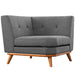 Engage Upholstered Fabric Corner Chair - view 8