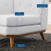 Engage Upholstered Fabric Corner Chair - view 15