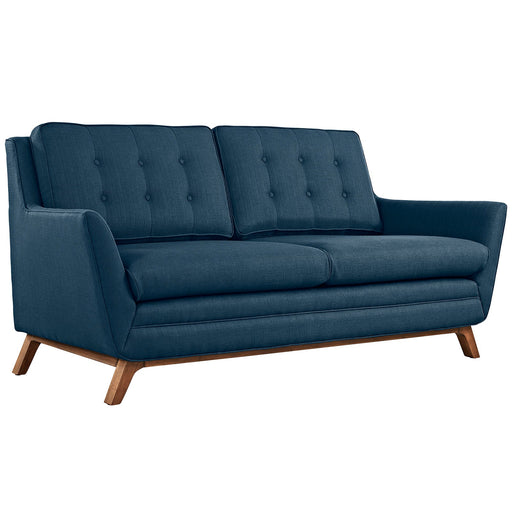 Beguile Upholstered Fabric Loveseat - alternate angle view