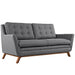 Beguile Upholstered Fabric Loveseat - view 7