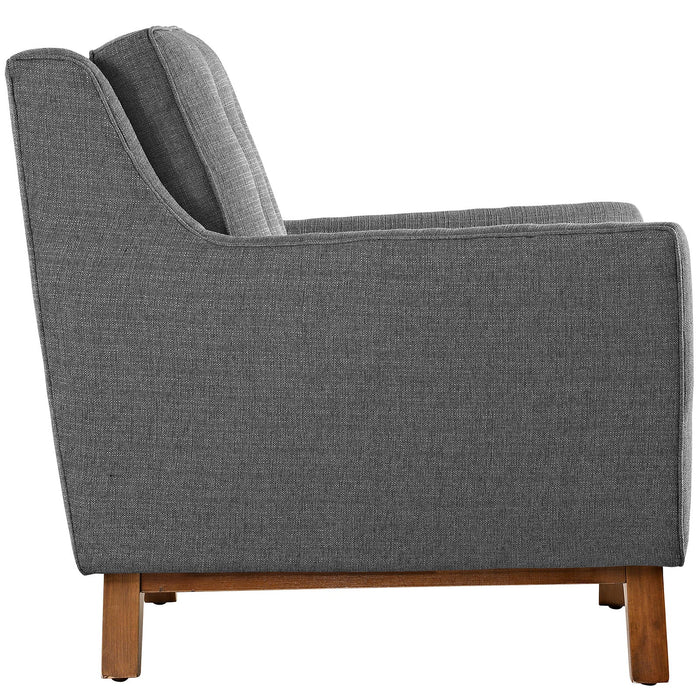 Beguile Upholstered Fabric Loveseat - view 8