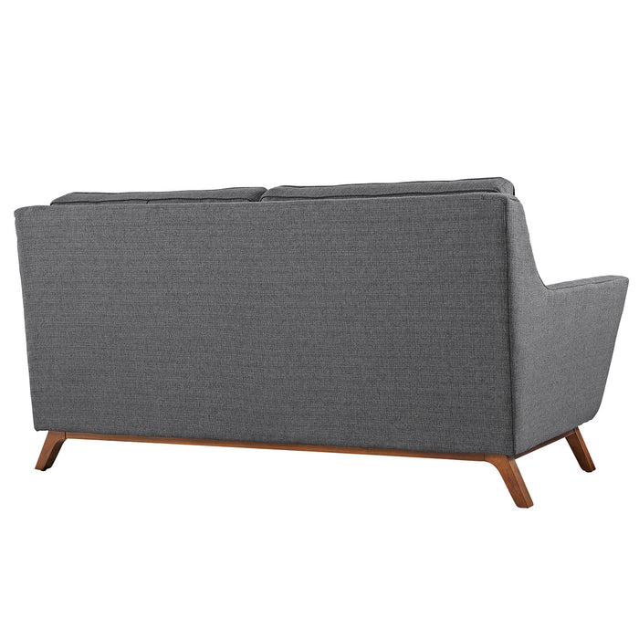 Beguile Upholstered Fabric Loveseat - view 9