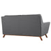 Beguile Upholstered Fabric Loveseat - view 9