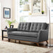 Beguile Upholstered Fabric Loveseat - view 6