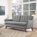 Beguile Upholstered Fabric Loveseat - view 11
