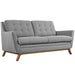 Beguile Upholstered Fabric Loveseat - view 12