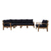 Marina 6 Piece Outdoor Patio Teak Set by Modway - installation view