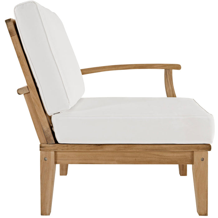 Marina 6 Piece Outdoor Patio Teak Set outdoor patio sectional seating detail