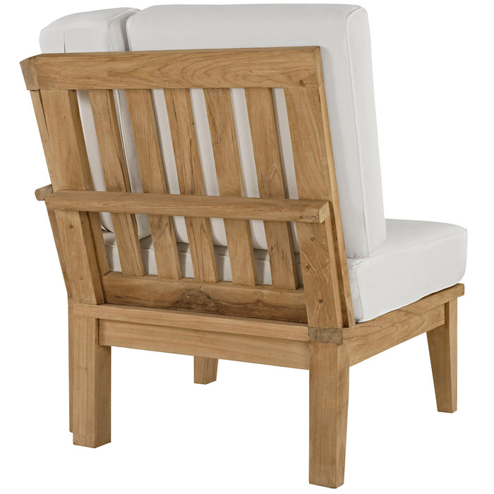 Marina 6 Piece Outdoor Patio Teak Set outdoor patio sectional