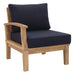 Marina 8 Piece Outdoor Patio Teak Set by Modway - product label