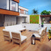 Marina 8 Piece Outdoor Patio Teak Set by Modway - view 21