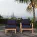 Marina 2 Piece Outdoor Patio Teak Set - view 7