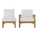 Marina 2 Piece Outdoor Patio Teak Set - view 14