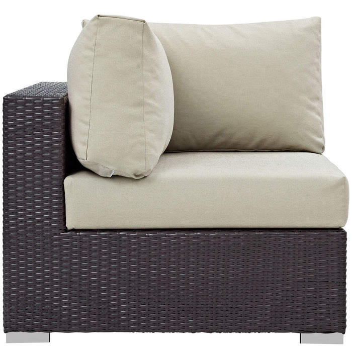 Convene 5 Piece Outdoor Patio Sectional Set by Modway - feature highlight