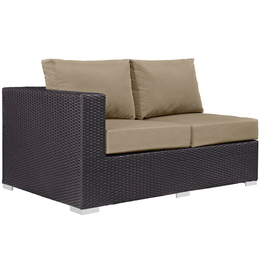 Convene Outdoor Patio Left Arm Loveseat - Modway \outdoor\sofas & sectionals