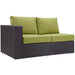 Convene Outdoor Patio Left Arm Loveseat - detail close-up