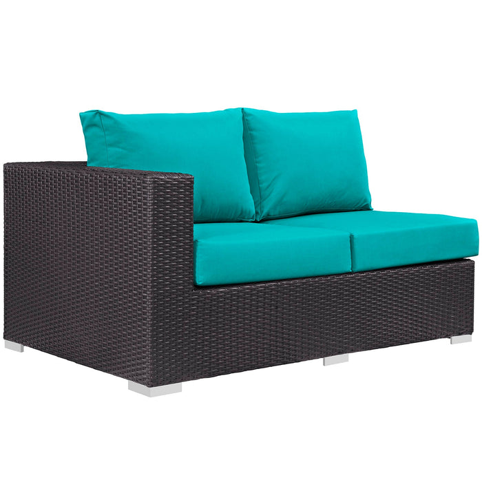 Convene Outdoor Patio Left Arm Loveseat - view 5