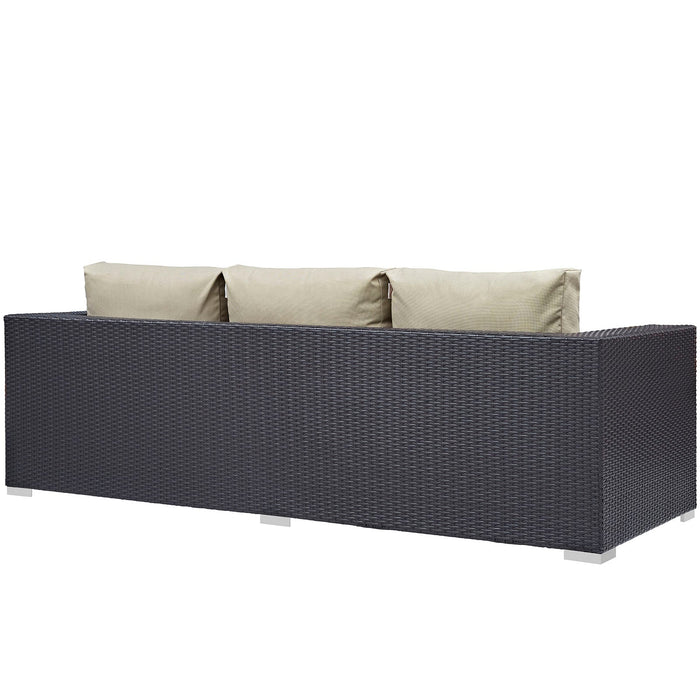 Convene Outdoor Patio Sofa - in lifestyle setting