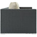 Sojourn Outdoor Patio Sunbrella® Loveseat - detail close-up