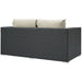 Sojourn Outdoor Patio Sunbrella® Loveseat - in lifestyle setting