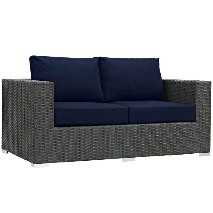 Sojourn Outdoor Patio Sunbrella® Loveseat - view 12