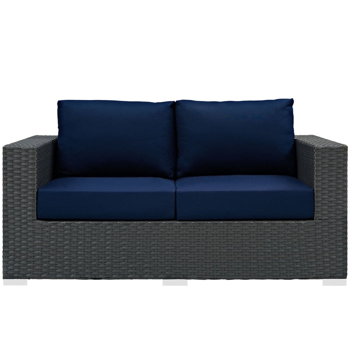 Sojourn Outdoor Patio Sunbrella® Loveseat - view 15