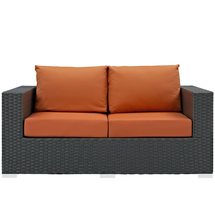 Sojourn Outdoor Patio Sunbrella® Loveseat - view 25