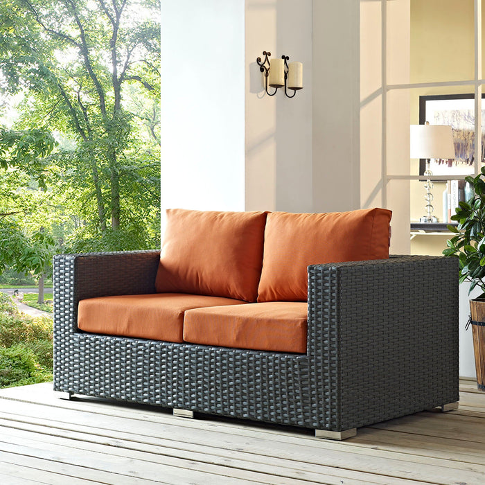 Sojourn Outdoor Patio Sunbrella® Loveseat - view 21