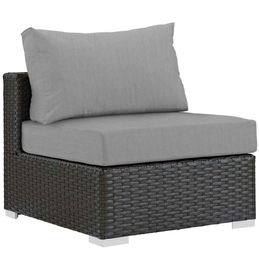 Sojourn Outdoor Patio Fabric Sunbrella® Armless - alternate angle view