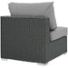 Sojourn Outdoor Patio Fabric Sunbrella® Armless - in lifestyle setting