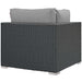 Sojourn Outdoor Patio Sunbrella® Corner - in lifestyle setting