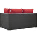 Sojourn Outdoor Patio Sunbrella® Right Arm Loveseat - alternate angle view