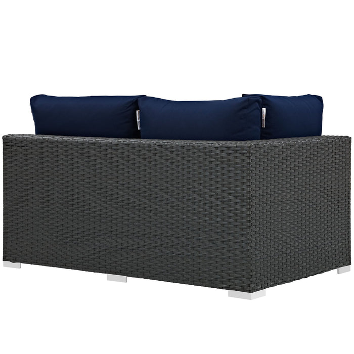 Sojourn Outdoor Patio Sunbrella® Left Arm Loveseat - view 5