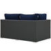 Sojourn Outdoor Patio Sunbrella® Left Arm Loveseat - view 5