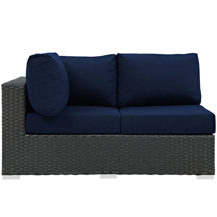 Sojourn Outdoor Patio Sunbrella® Left Arm Loveseat - view 6