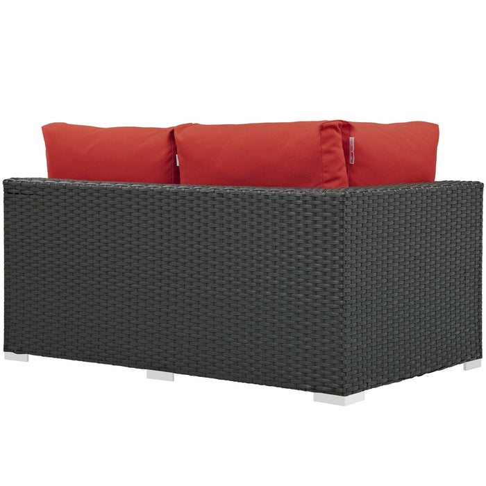 Sojourn Outdoor Patio Sunbrella® Left Arm Loveseat - view 8