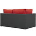 Sojourn Outdoor Patio Sunbrella® Left Arm Loveseat - view 8