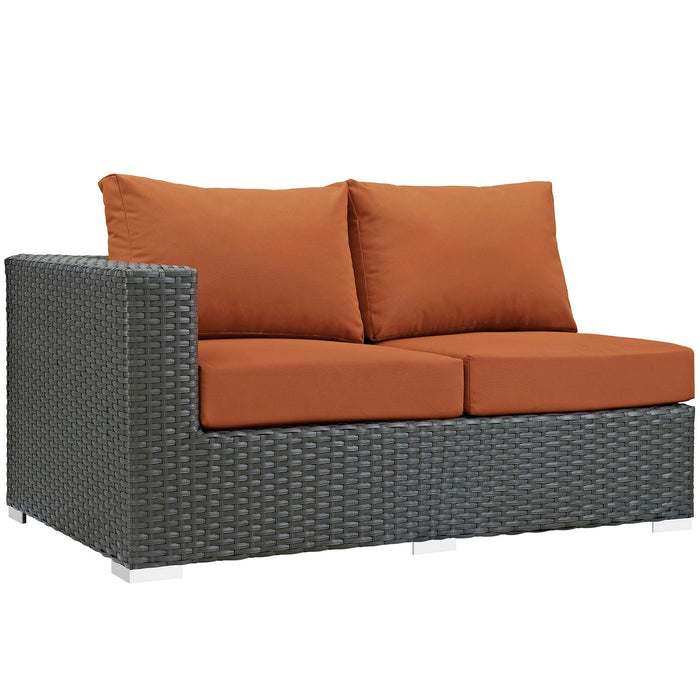 Sojourn Outdoor Patio Sunbrella® Left Arm Loveseat - view 10