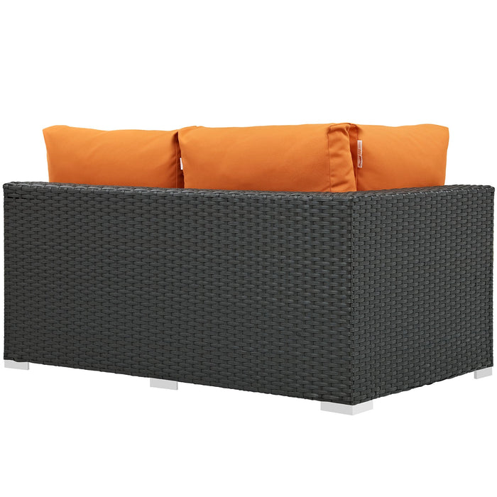 Sojourn Outdoor Patio Sunbrella® Left Arm Loveseat - view 11