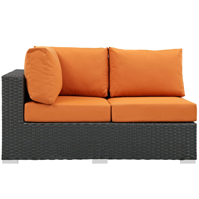 Sojourn Outdoor Patio Sunbrella® Left Arm Loveseat - view 12