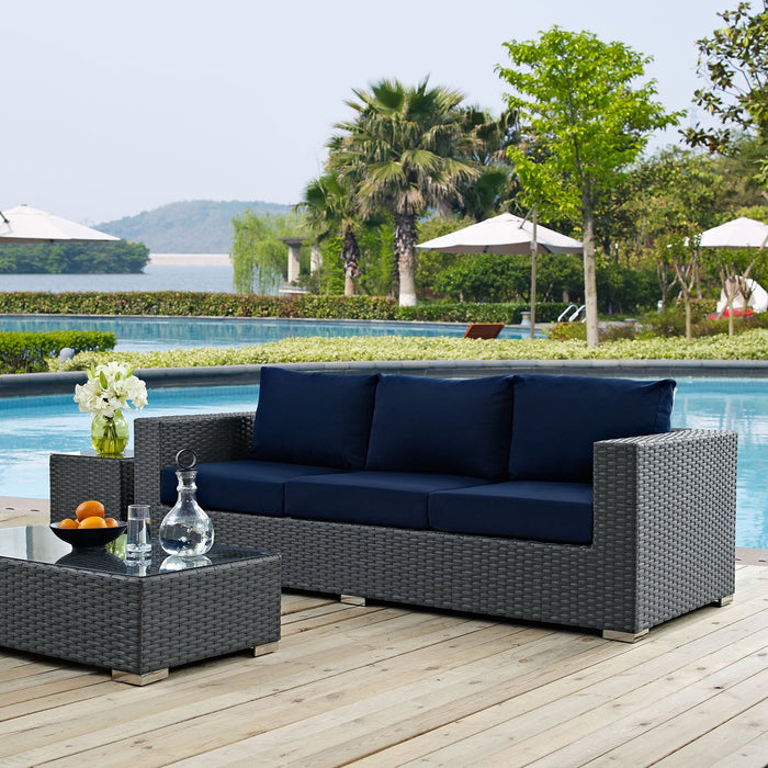 Sojourn Outdoor Patio Sunbrella® Sofa - view 11