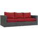 Sojourn Outdoor Patio Sunbrella® Sofa - view 17