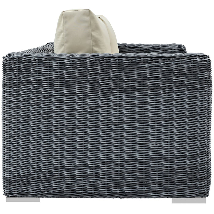 Summon Outdoor Patio Sunbrella® Loveseat - detail close-up