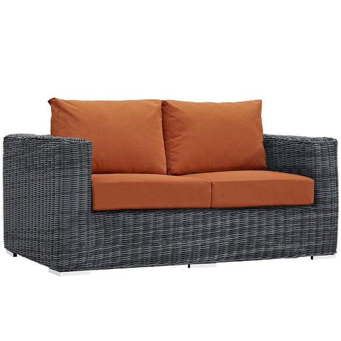 Summon Outdoor Patio Sunbrella® Loveseat - view 22