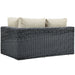 Summon Outdoor Patio Sunbrella® Right Arm Loveseat - alternate angle view