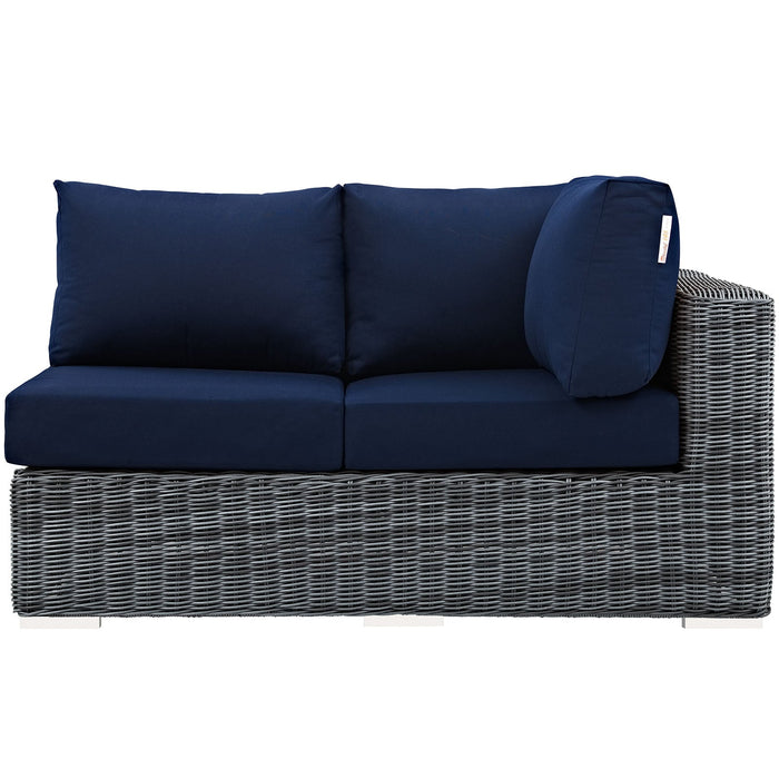 Summon Outdoor Patio Sunbrella® Right Arm Loveseat - view 6