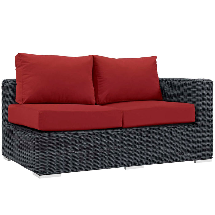 Summon Outdoor Patio Sunbrella® Right Arm Loveseat - view 7